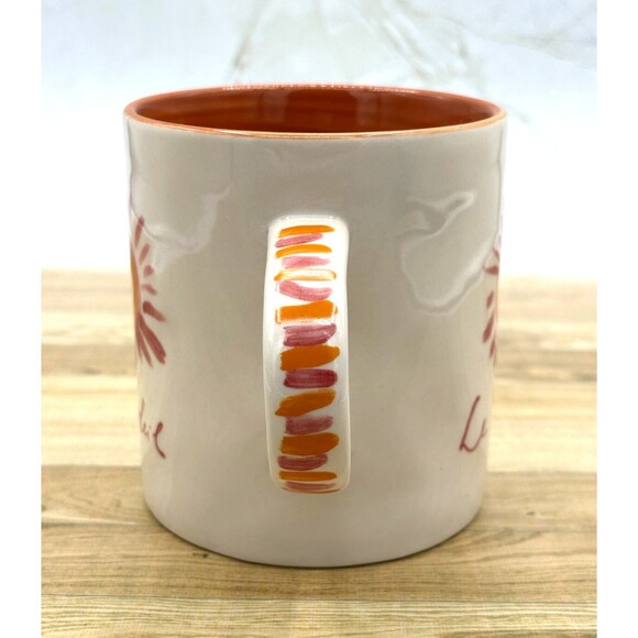 Anthropologie Le Soleil Ceramic Mug Milou Neelen Hotel Magique Sun Graphic New! - Picture 2 of 12